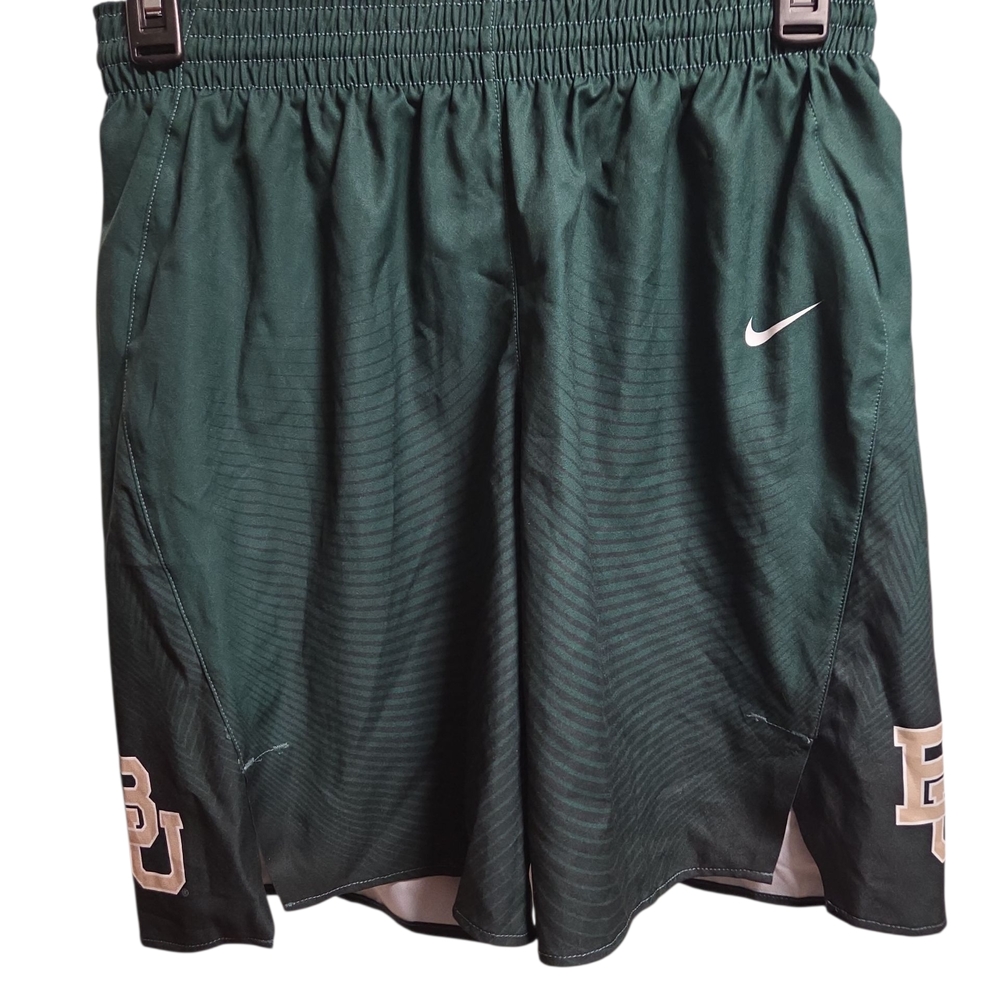 Nike Green Womens Baylors College Athletic Shorts